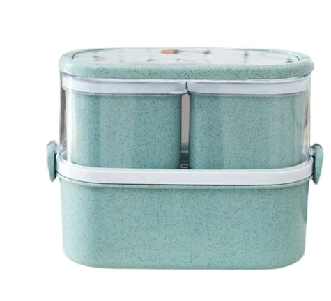 Eco Rice Husk Leak-Proof Bento Container Set - Zero Plastic, Trail Ready