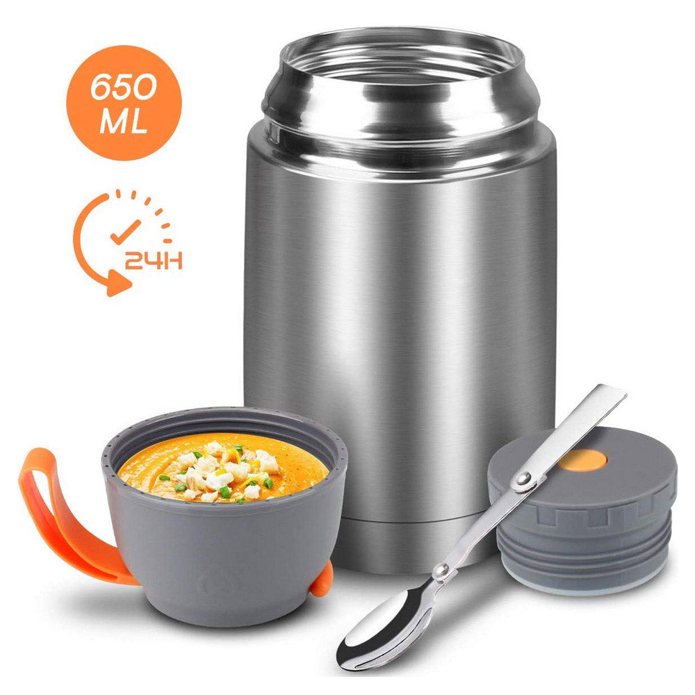 Vacuum Insulated Stainless Steel Food Jar - Hot 6 hours, Cold 12hours