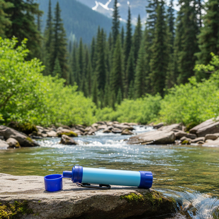 Portable Survival Water Filter Straw